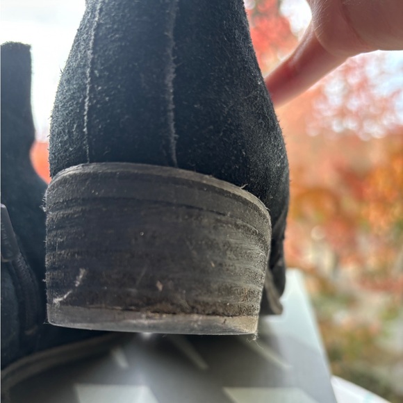 Blondo Black Suede Booties Waterproof Ankle Boot - Picture 6 of 6